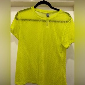 VSX Neon Yellow Sheer Short Sleeve Tee